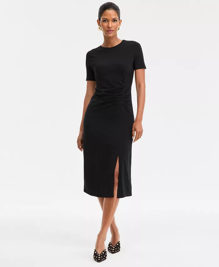 Women's Side-Ruched Dress