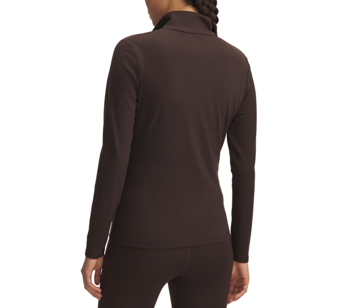 Under Armour Women's Motion Zippered Mock-neck Jacket In Brown
