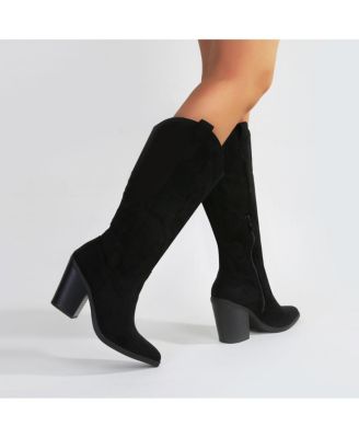 Arizona Faux Suede Western Boot