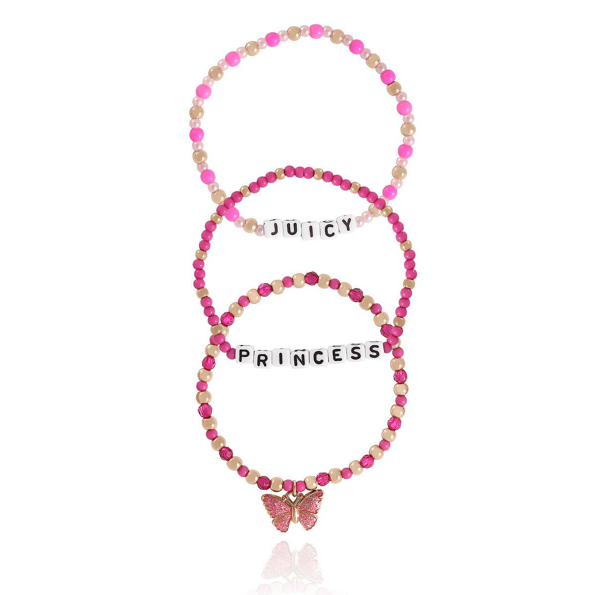 Juicy Couture Kids 주시 버터플라이 비즈 쥬얼리