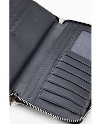 Women's Large cut-out collage wallet