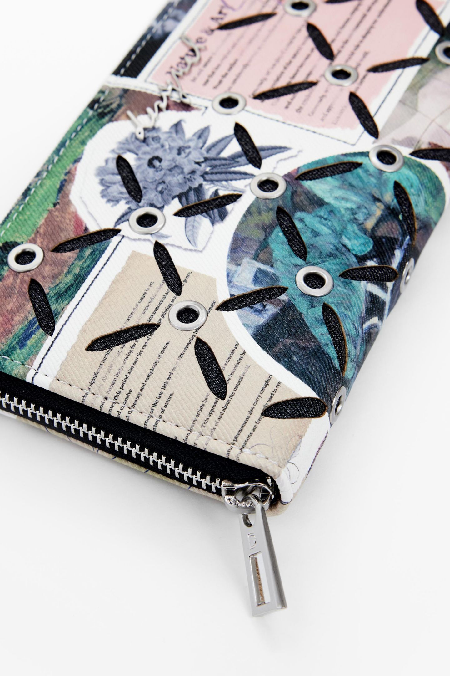 Женский кошелёк Desigual Large cut-out collage wallet — фото 5