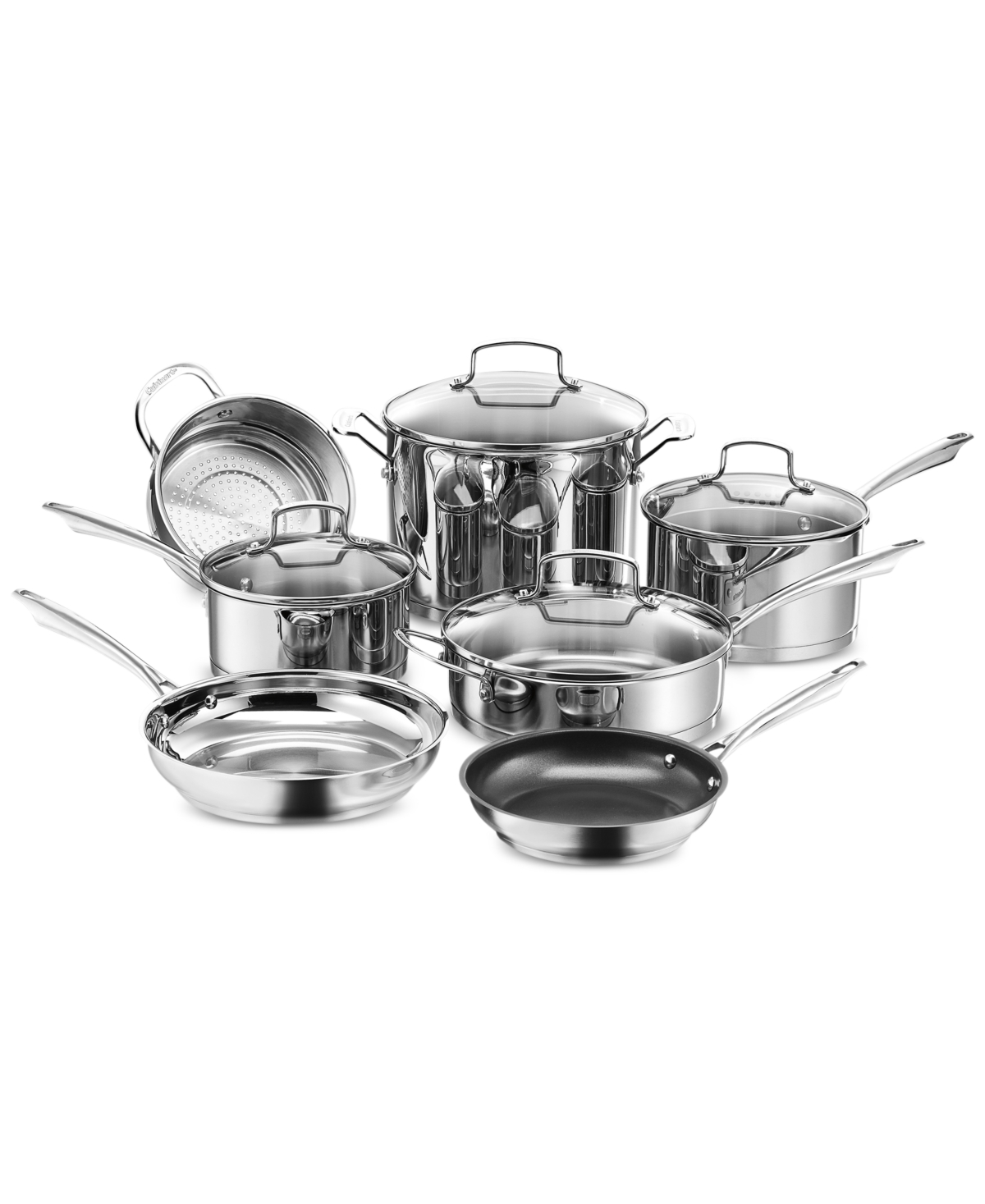 Shop Cuisinart Pro Series Stainless Steel 11-pc. Cookware Set