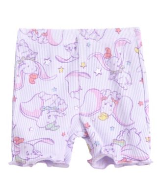 Baby Girls Disney Winnie the Pooh Minnie Mouse Lilo & Stitch Peplum T-Shirt and Bike Shorts Outfit Set Newborn to