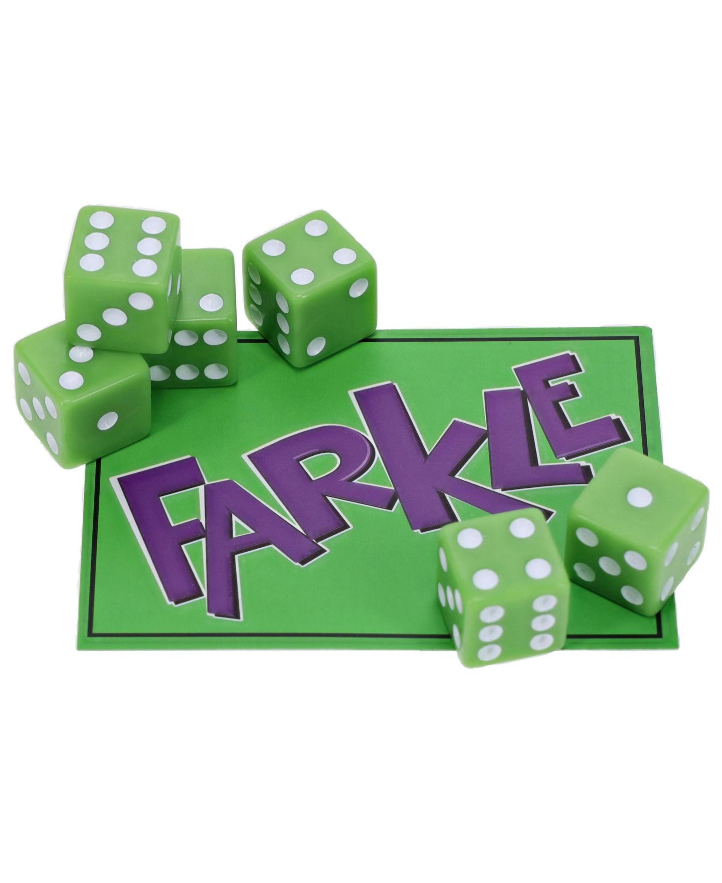 Детская игрушка TDC Games Farkle Dice Game, цвет: Зелёный — фото 3