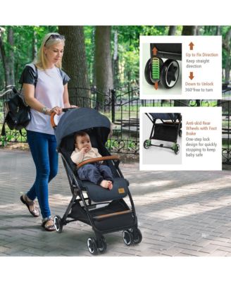 Lightweight Stroller Aluminium Frame with Net for Travel 15 lbs