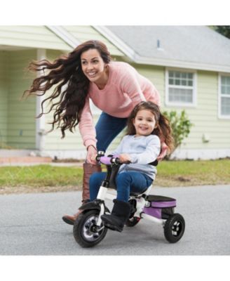 Toddler 5-in-1 Folding Trike 1-5 Years Old w/ Safety Harness Storage