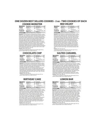 Happy Birthday Box Best Sellers Cookies Gift Box, 12 Cookies