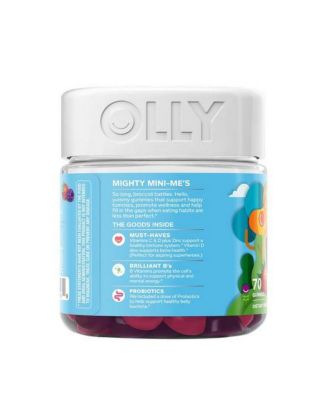Kid's Multi + Probitic Gummy Multivitamin, 0, Yum Berry 70 Gummies
