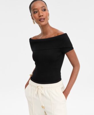 I.N.C. International Concepts - Women's Off-The-Shoulder Sweater
