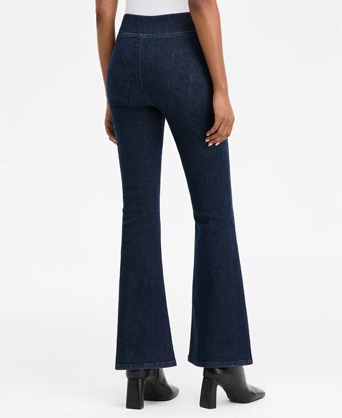 Women's High-Rise Pull-On Flare-Leg Jeans - thumbnail 2