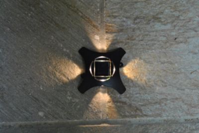 SOLAR POWERED NINJA STARS - 4 Lights