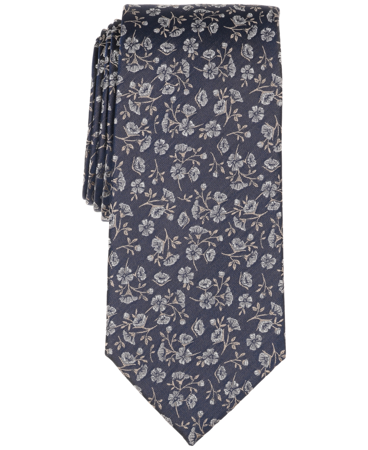 Michael Kors Men's Classic Beale Floral Tie In Black