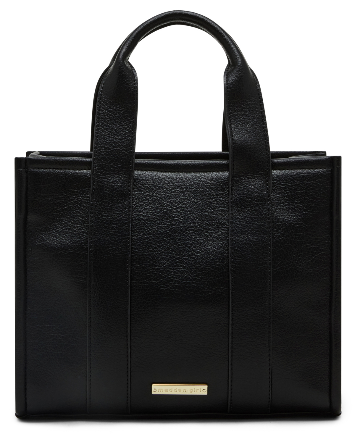 Madden Girl Imogenc Zipper Mid-size Tote Bag In Black