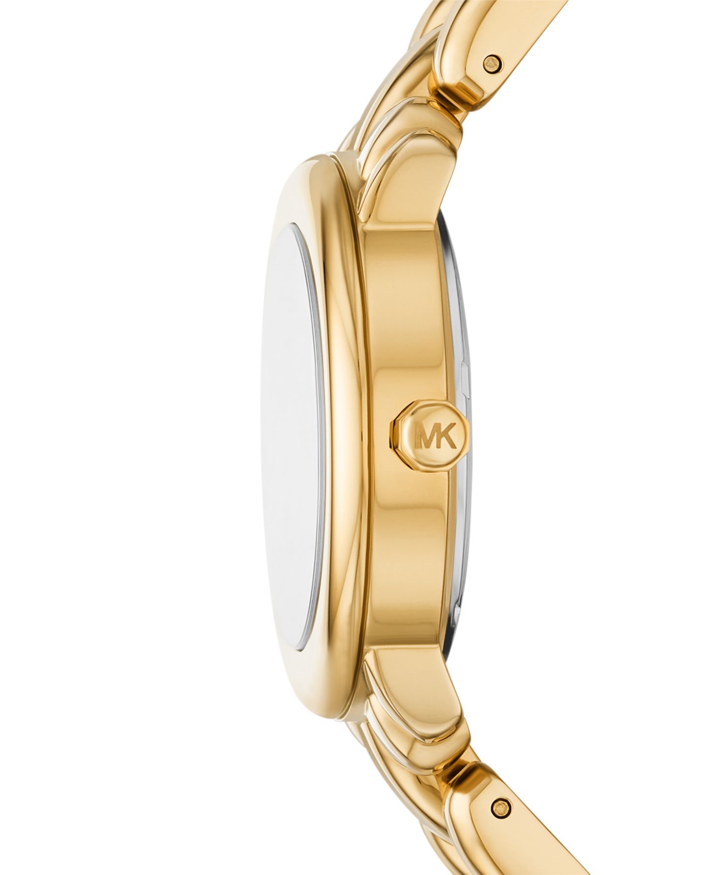 Женские часы Michael Kors Phoebe Three-Hand Gold-Tone Stainless Steel Watch, 36mm — фото 5