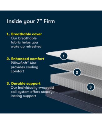 Dream Haven 7" Firm Tight Top Mattress in a Box, Queen