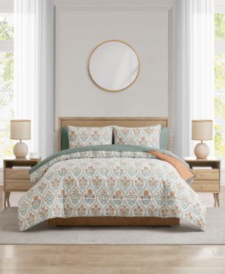 Mytex - Hazel 8-Piece Reversible Comforter Sets