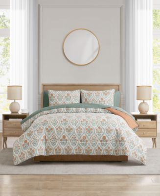 macy Macy's Hazel 8-Piece Reversible Comforter Sets - Macy's