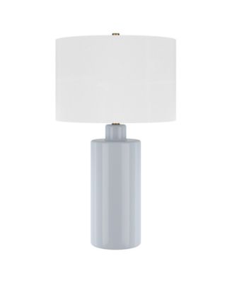 Selina 25" Ceramic Table Lamp with Fabric Shade