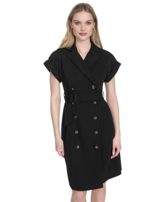Women's Button-Front A-Line Dress