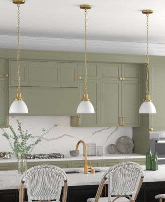 Elodie 8" Metal Pendant with Metal Shade