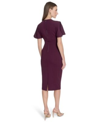 Women's Scuba Crepe Sheath Dress