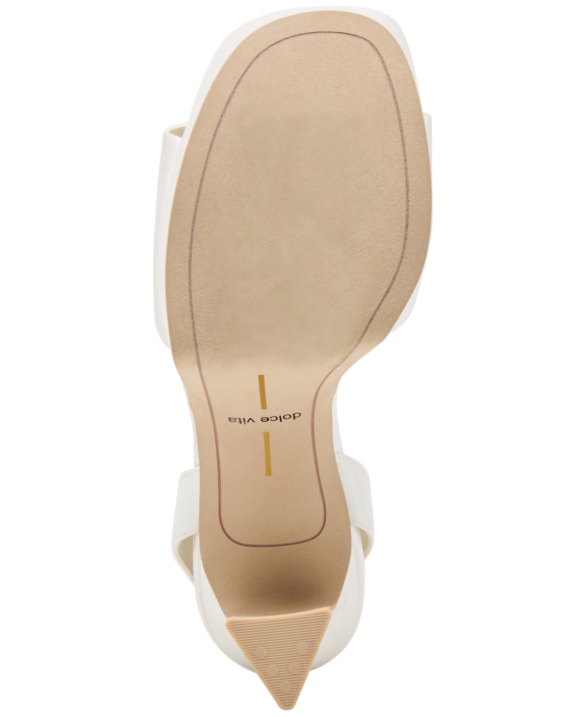 Dolce Vita Women's Jaemy Lace-up Platform High Heels In White