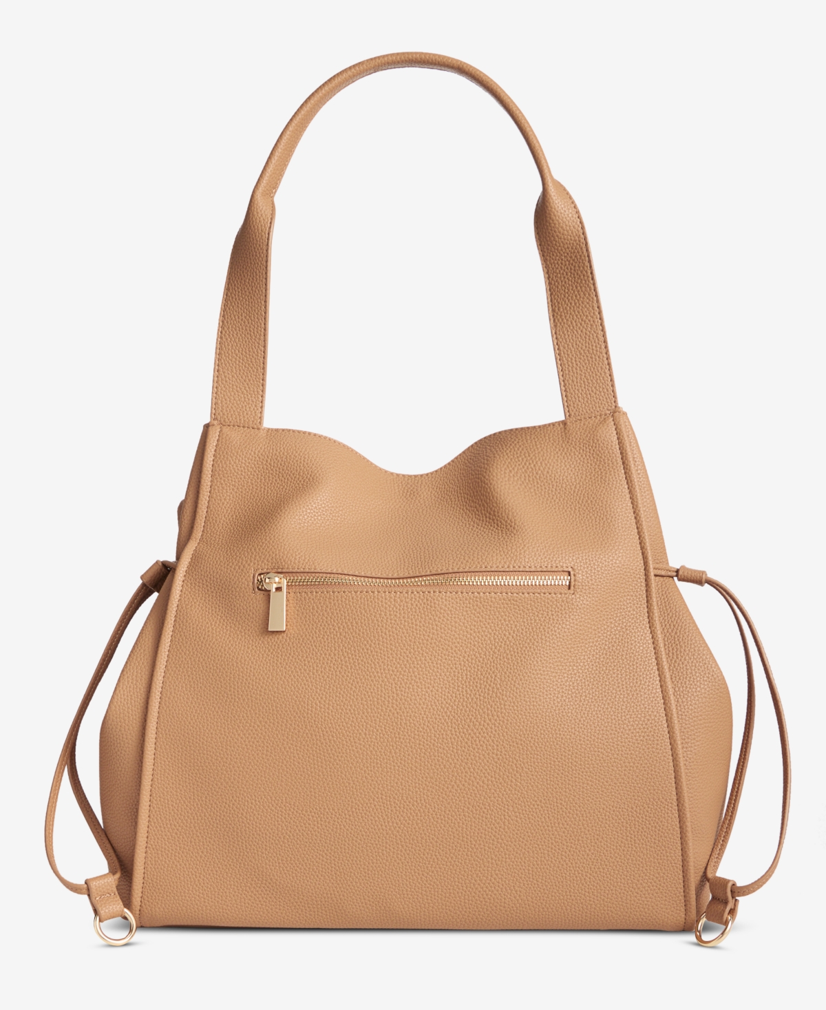 On 34th Jyyll Large Solid Tote With Removable Pouch, Exclusively At Macy's In Brown