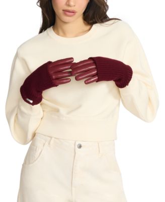 Women's Mixed-Media Gloves