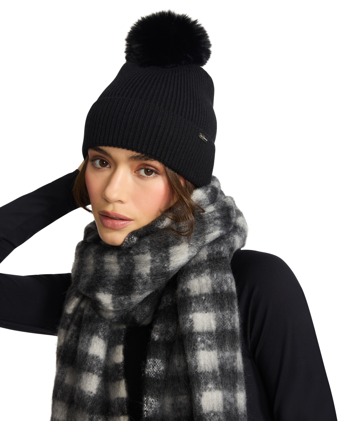 Steve Madden Buffalo Blaze Beanie and Scarf Gift Set, 2-Piece Set