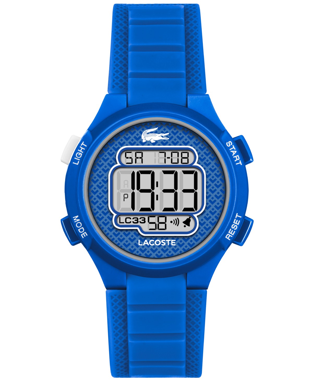 Детские Lacoste Kid's LC33 Blue Silicone Strap Watch, 32.6mm — фото 2
