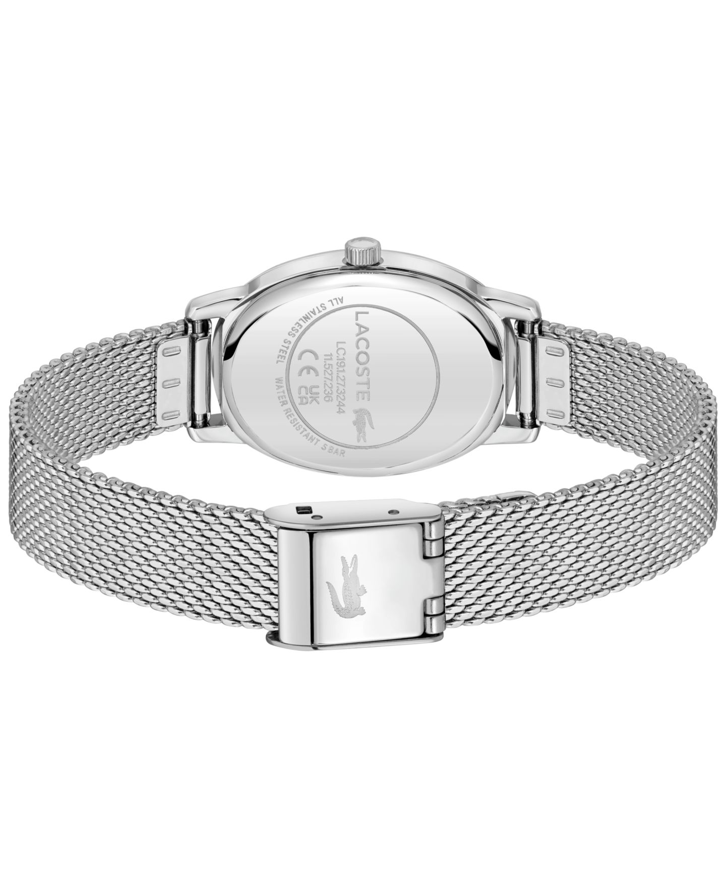 Женские часы Lacoste Parisienne Silver Tone Stainless Steel Bracelet Watch, 22mm — фото 2