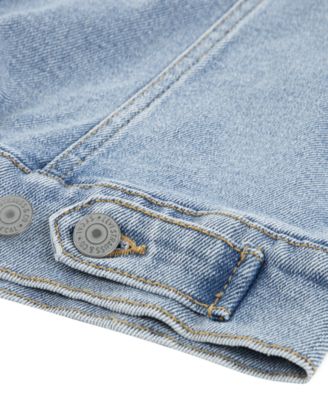 Big Girls Oversized Western Trucker Jacket