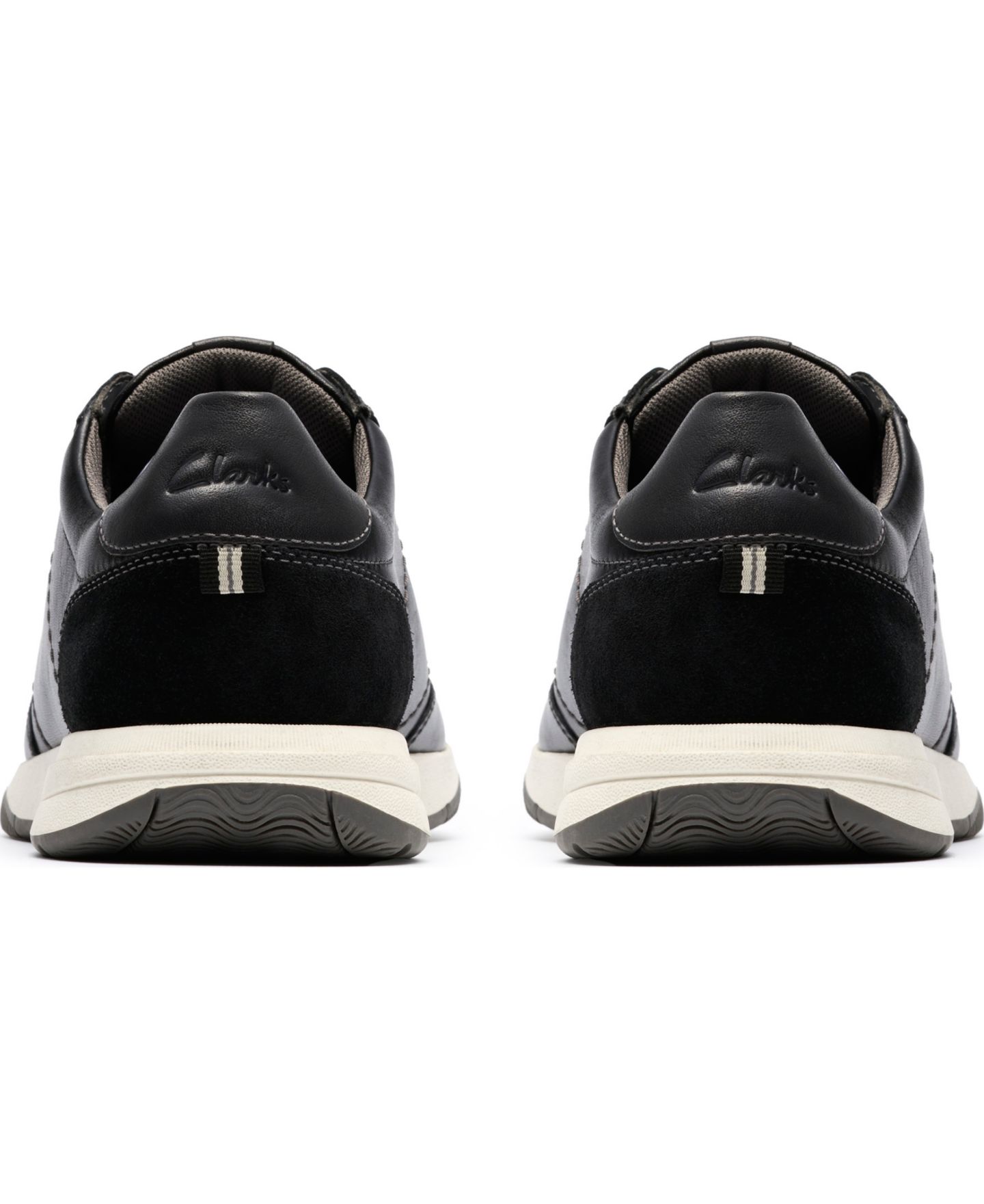 Мужские кроссовки Clarks Townview Casual Lace Up, цвет: Чёрный кожаный — фото 6