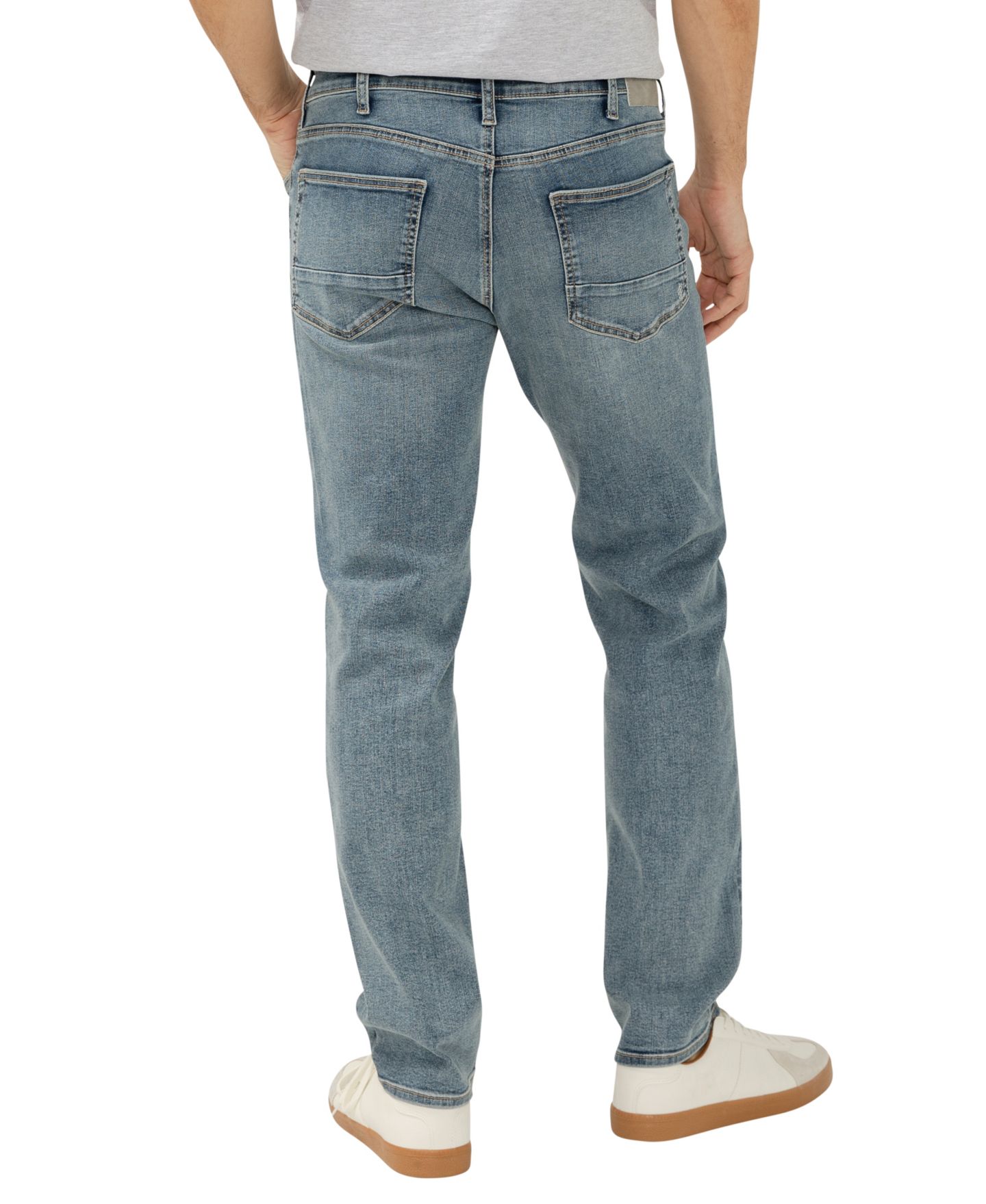 Мужские джинсы Silver Jeans Co. Eddie Classic Athletic Fit Tapered Leg, цвет: Clifton — фото 3