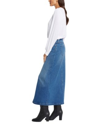 Petite High Rise Long Skirt