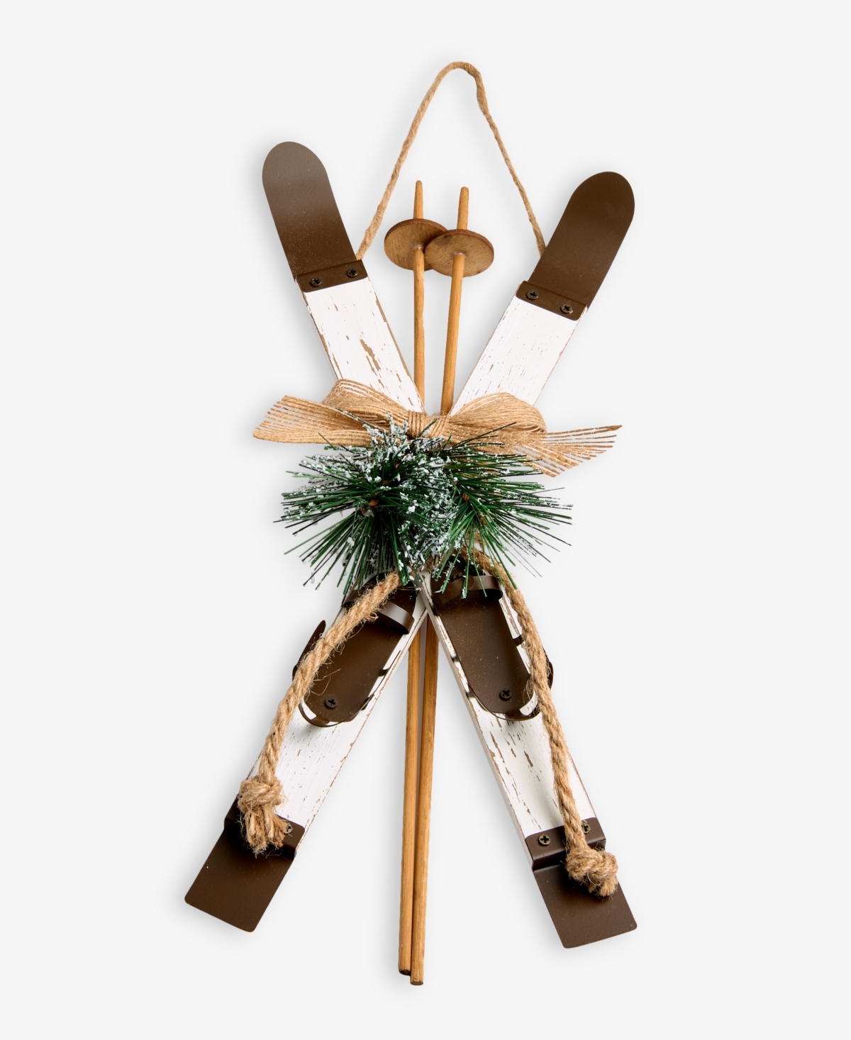 Holiday Lane Nordic Wonderland Skis Ornament, Macy's Exclusive In Multi