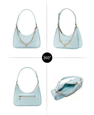 Chain Small Shoulder Bag Top Zip Victoria Hyde Nymans Garden