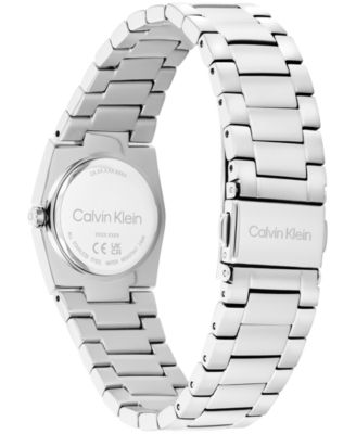 Women's CK Unite Silver Tone Stainless Steel Bracelet Watch 26mm