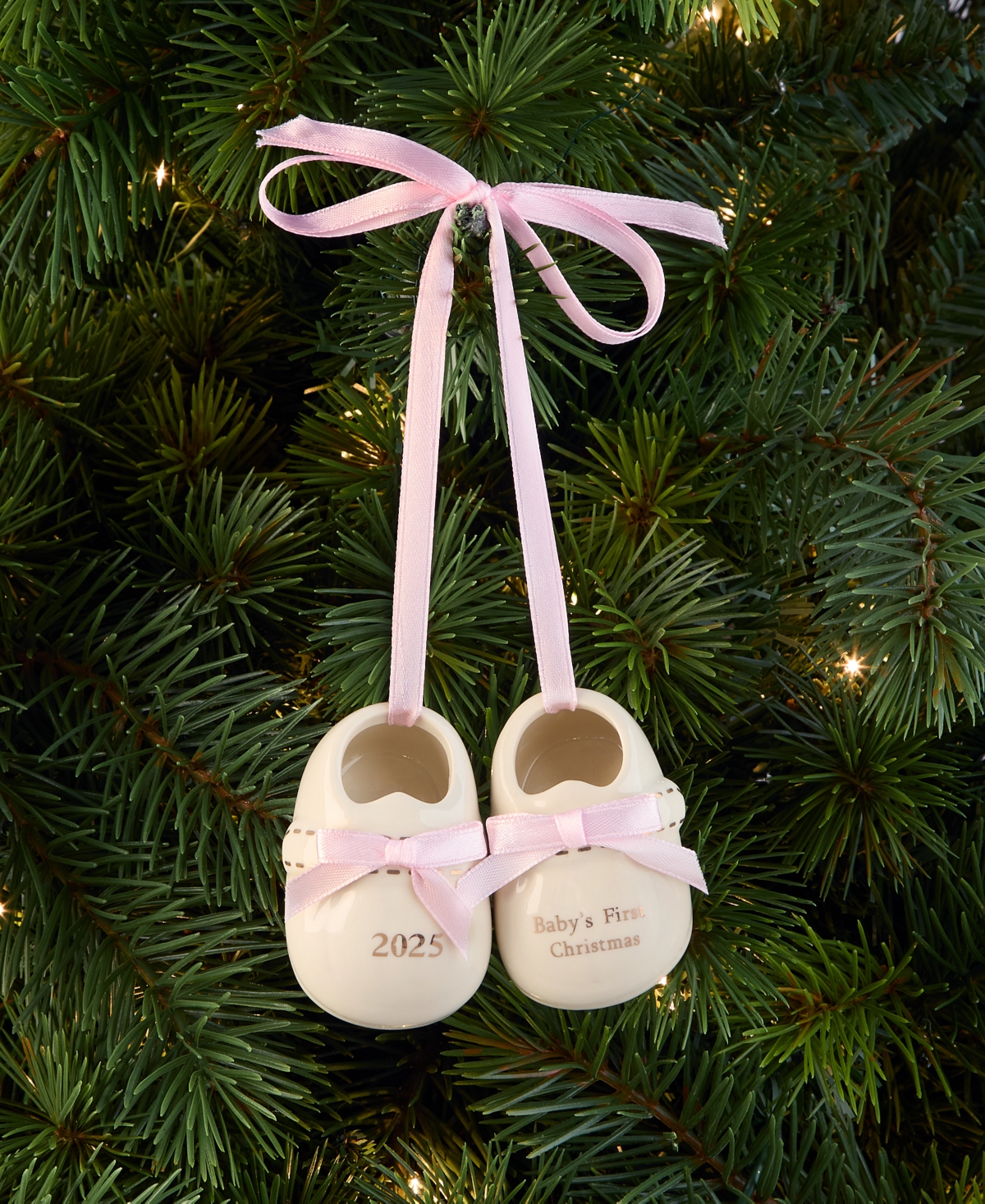 Holiday Lane 2025 Baby's First Christmas Pink Ornament Exclusively at Macy's