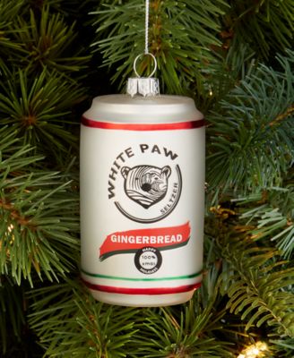 Foodie and Spirits White Paw Can with Bear Ornament, Created for Macy's