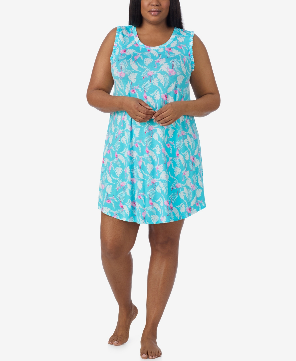 Ellen Tracy Plus Size Sleeveless Short Chemise