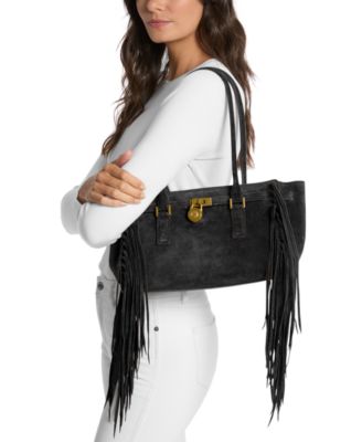 Michael Kors Hamilton Moderne Medium Leather East West Shoulder Tote