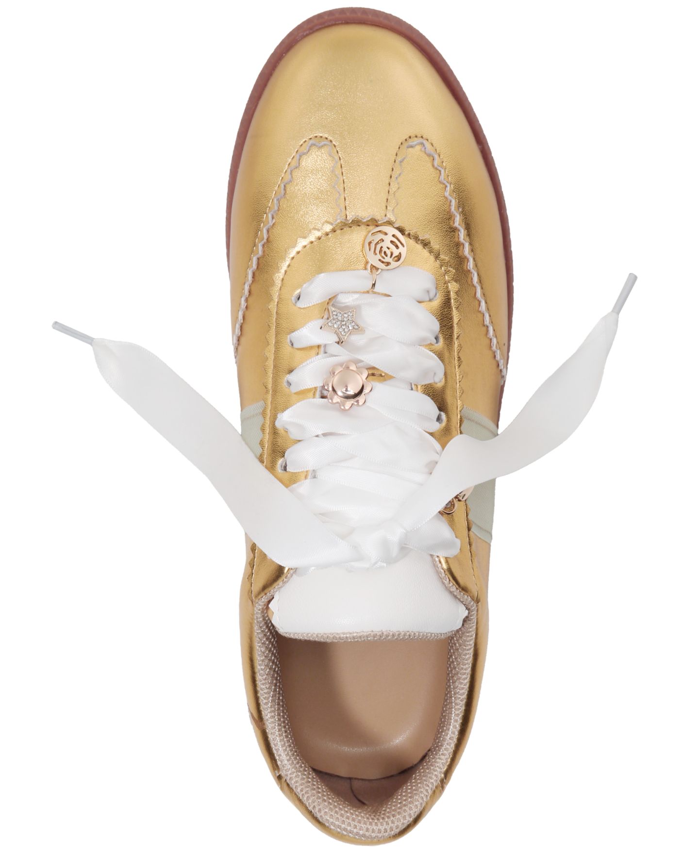 Женские кроссовки Smash Shoes Lima Charm, есть расширенные размеры, цвет: Золотой — фото 4