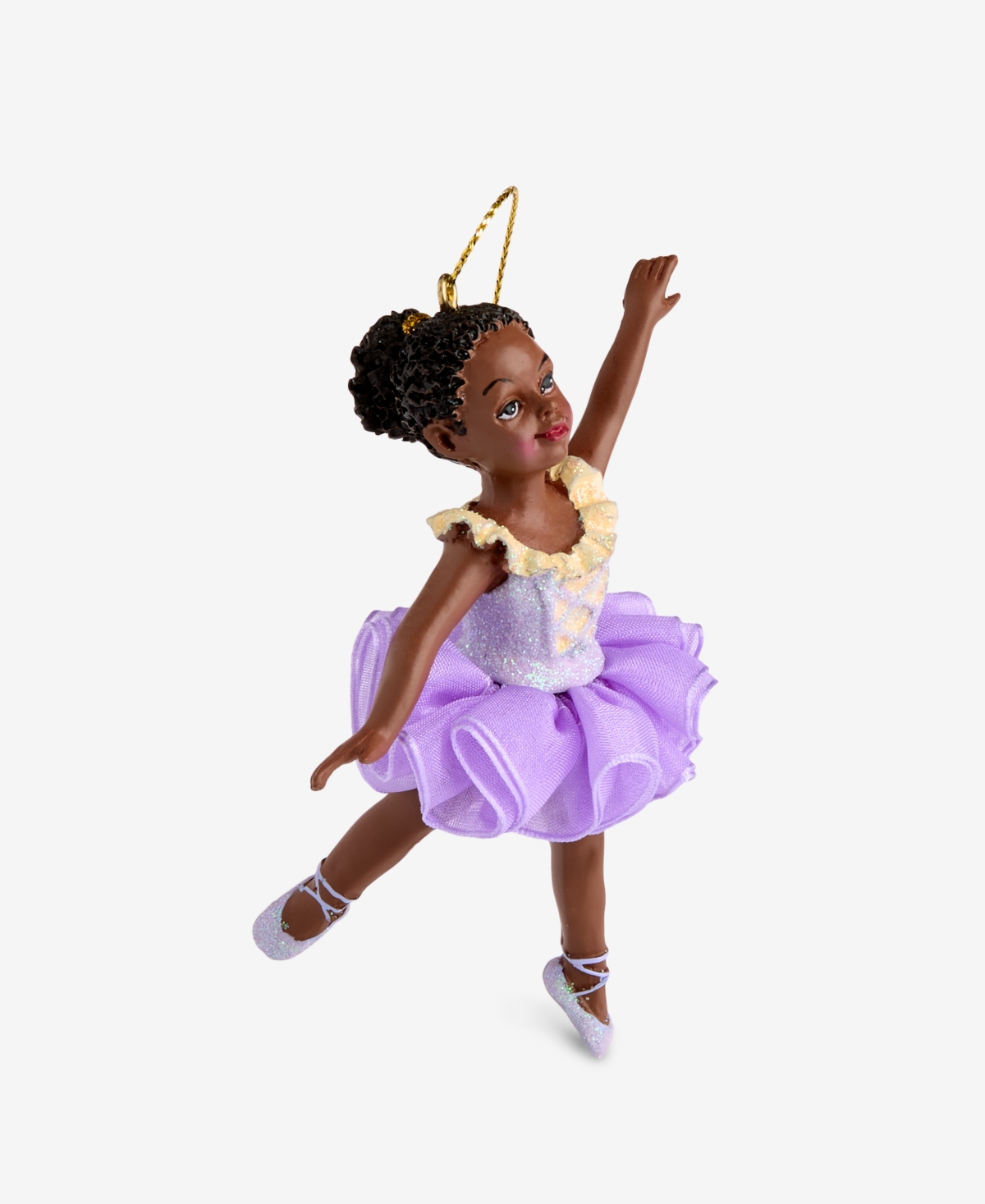 Holiday Lane Purple Ballerina Ornament, Macy's Exclusive In Transparent