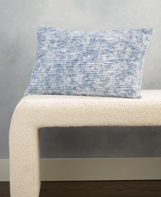 Crystalline Micropleated Decorative Pillow, 14" x 22"