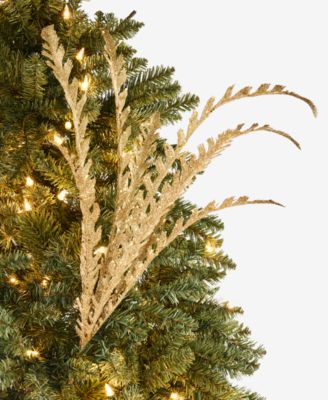 Enchanted Forest Gold-Tone Leaves Pick Ornament, Macy's Exclusive