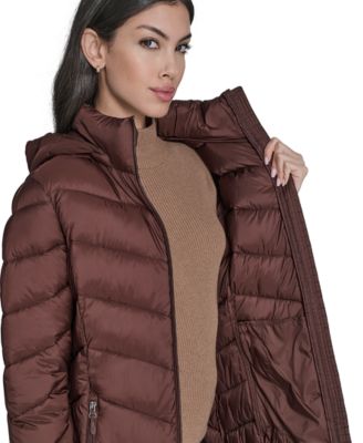Women's Packable Hooded Puffer Coat, Created for Macy's