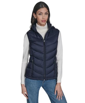 Women's Packable Hooded Puffer Vest
