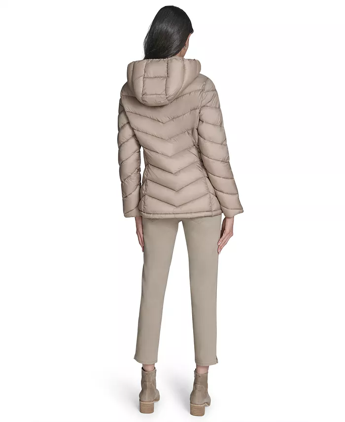 Women's Packable Hooded Puffer Coat - thumbnail 6